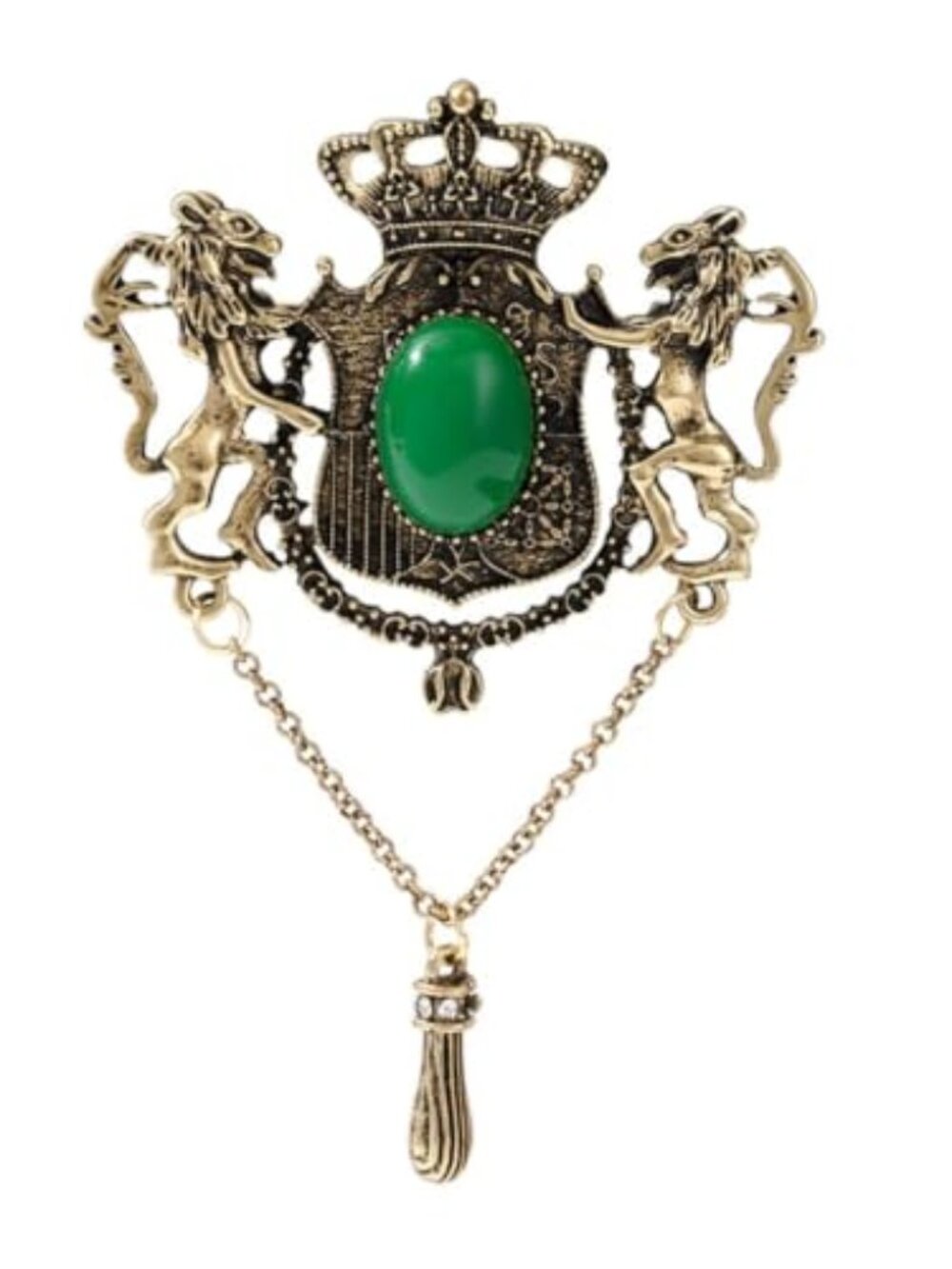 Turquoise Flower Brooch Pin for Women Vintage Baroque Boho Victorian Style